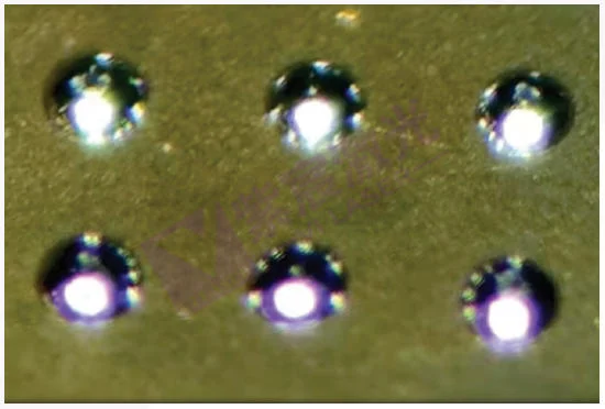 0.1mm Gold Tin Ball Laser Solder Ball Placement