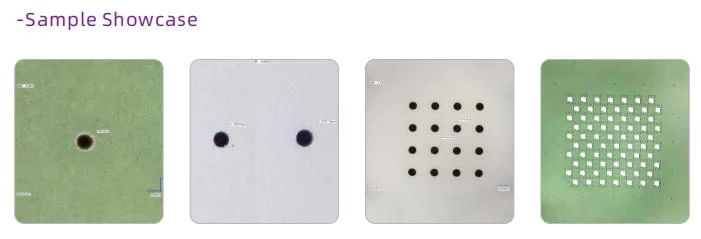 Laser Drilling Sample Showcase