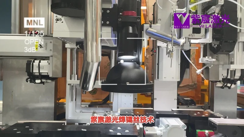 激光剥线与焊接设备结构图